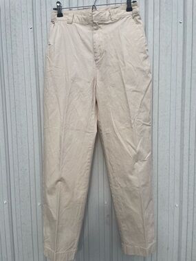GAP Straight Leg Pants in Light Beige
